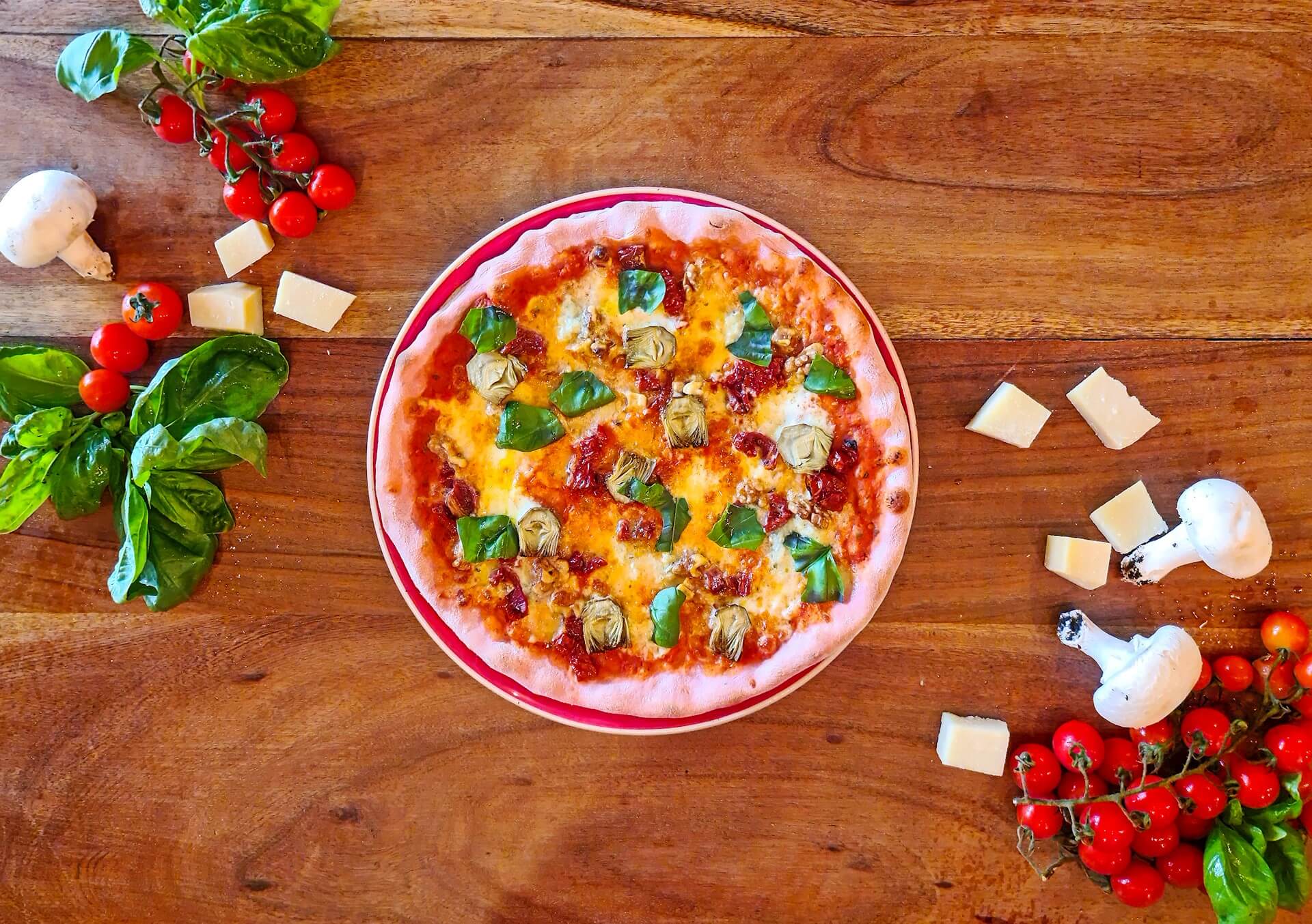 Basilico pizza outlet