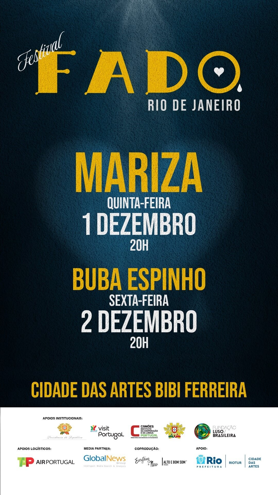 Fado festival in Rio de Janeiro